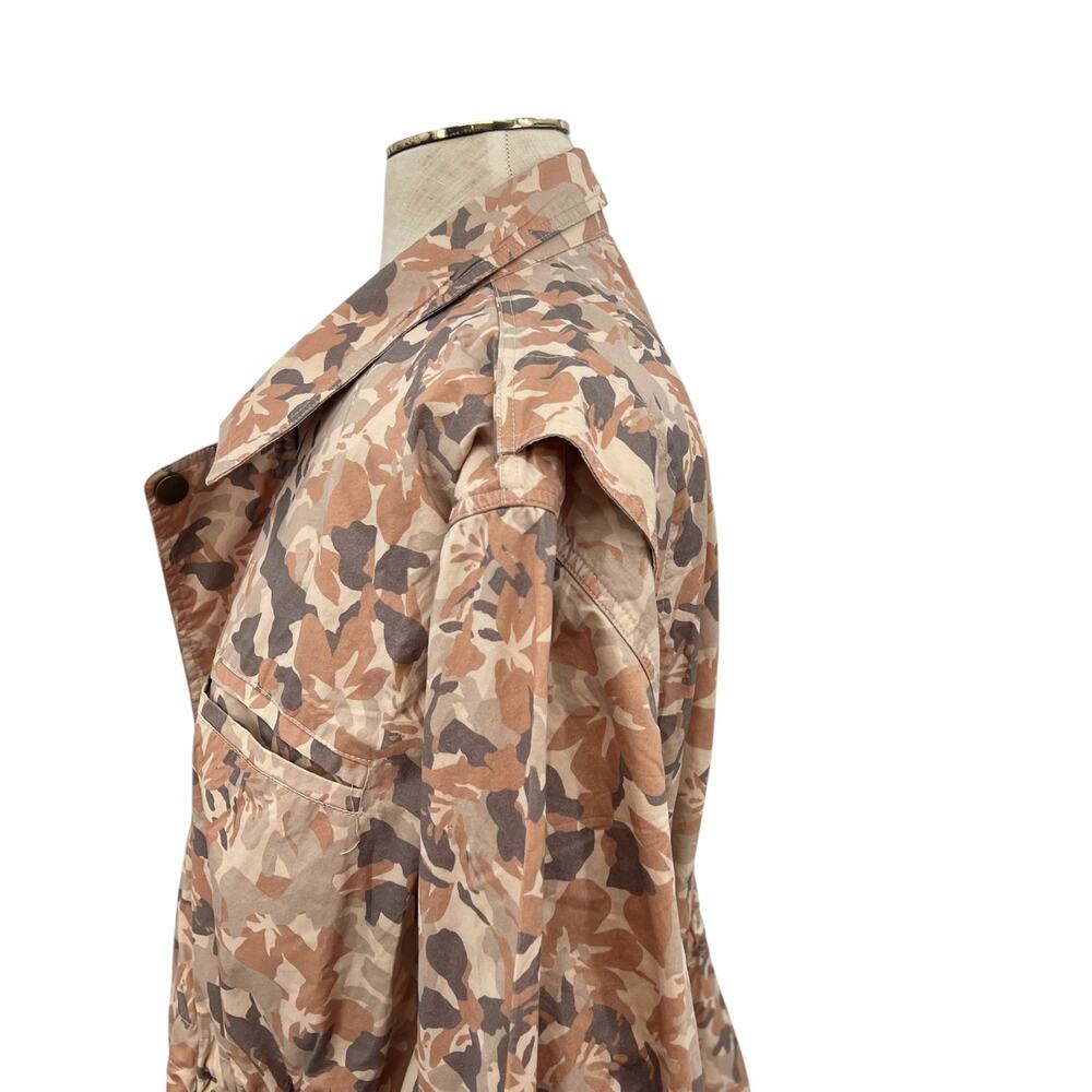 The Upside Henley Rover Utility Jacket Organic Cotton Printed Camo Size‎ L US 10 - Picture 9 of 16